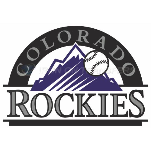 Colorado Rockies Iron-on Stickers (Heat Transfers)NO.1571